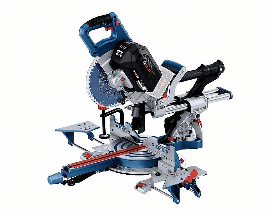 Bosch Professional GCM 18V-216 DC solo Gérvágó- és asztali fűrész kefe nélkül, akku nélkül, töltő nélkül 216 mm 30 mm