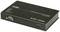 Schwarzer ATEN USB HDMI Hosszabbító HDBaseT 2.0-hoz, CE920 modell. A készülék RS-232 és HDMI csatlakozókkal rendelkezik.
