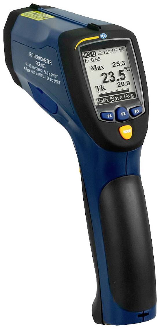 PCE Instruments Infra hőmérő Optika 50:1 -50 - 1370 °C