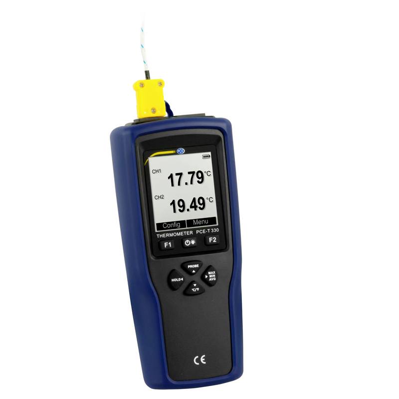 PCE Instruments PCE-T 330 Hőmérséklet adatgyűjtő -200 - +1370 °C