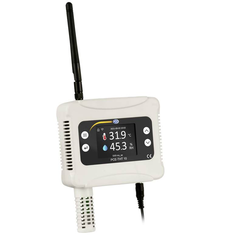 PCE Instruments PCE-THT 10 Légnedvesség adatgyűjtő, Hőmérséklet adatgyűjtő 0 - 99.9 % rF