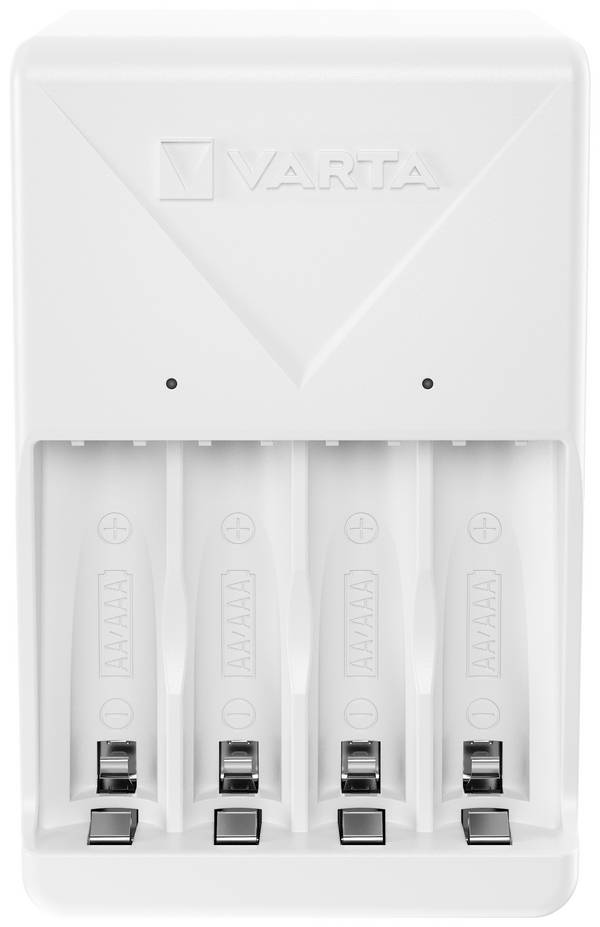 Varta Plug Charger 4x 56706 Hengeres akku töltő NiMH Mikro (AAA), Ceruza (AA)