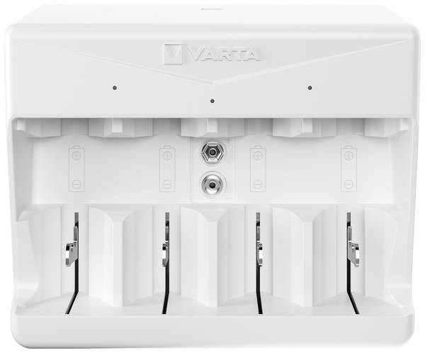 Varta Universal Charger Hengeres akku töltő NiMH Mikro (AAA), Ceruza (AA), Baby (C), Góliát (D), 9 V-os