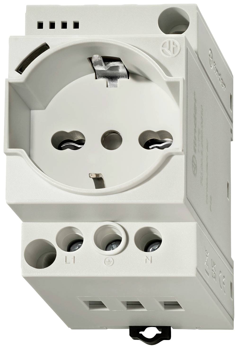 Finder 7U.00.8.230.0010  Schakelkastcontactdoos Grijs (RAL 7035) 1 stuk(s) afbeelding