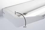 LED fali lámpa Smart Home Zigbee Ranva Tunable White 1400lm / 210lm 230V 13W fényerőszabályozható Matt fehér