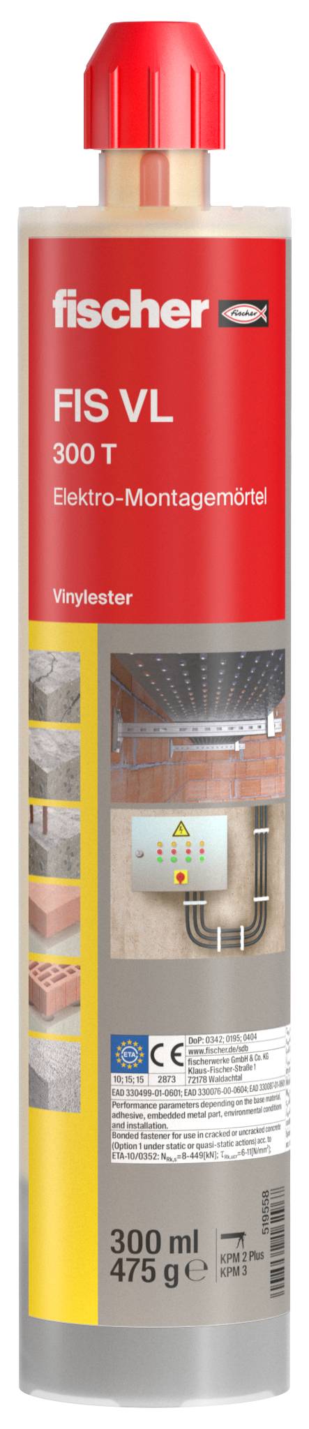 Fischer FIS VL 300 T Vakolat 300 ml