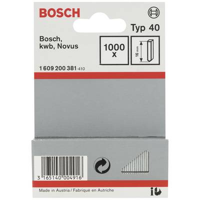 40-es típusú tűk 1000 db Bosch Accessories 1609200381 