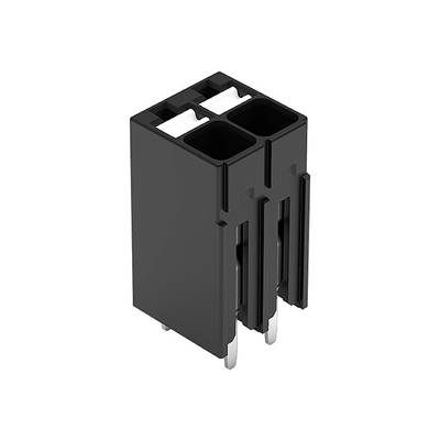 WAGO 2086-1102 Nyomtatott áramköri kapocs 1.50 mm² Pólusszám 2 Fekete 1 db 