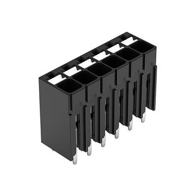 WAGO 2086-1106 Nyomtatott áramköri kapocs 1.50 mm² Pólusszám 6 Fekete 1 db 