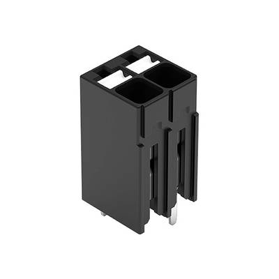 WAGO 2086-1122 Nyomtatott áramköri kapocs 1.50 mm² Pólusszám 2 Fekete 1 db 