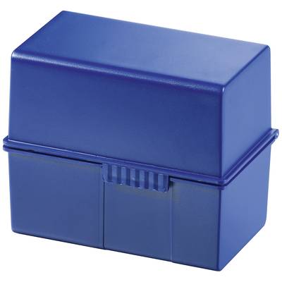 HAN  977-K-14 Kartonozó doboz Kék Max. kártyaszám: 300 kártya DIN A7 fekvő Fedél kiegészítő kádként használható, 100 von