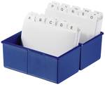 HAN Kartonozó doboz Kék 977-K-14 Max. kártyaszám: 300 kártya DIN A7 fekvő