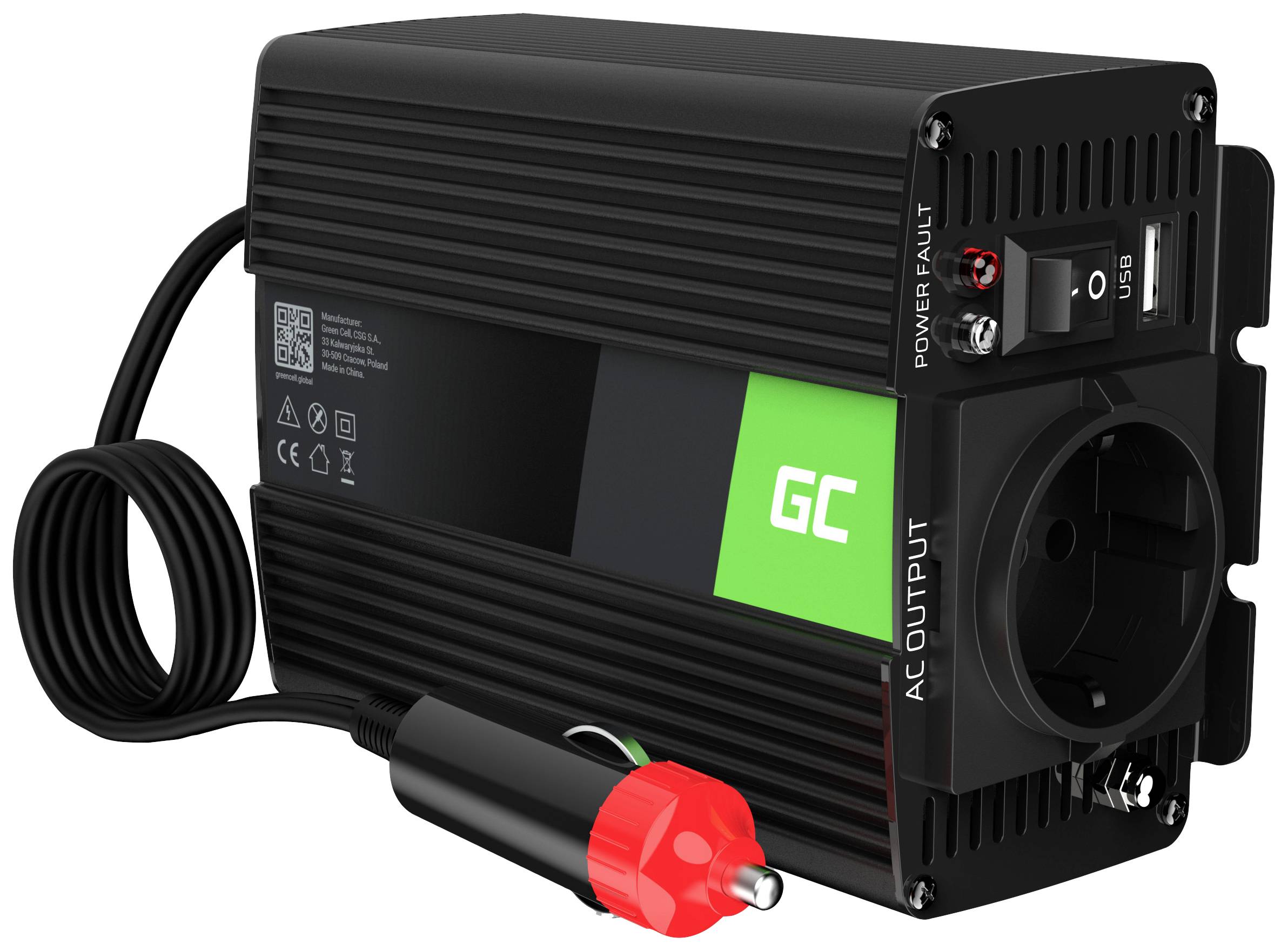 Green Cell Inverter INV06 150 W 12 V - 230 V