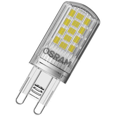 OSRAM 4058075758087 LED EEK E (A - G) G9 Speciális forma 4.2 W = 40 W Melegfehér (Ø x Ma) 19 mm x 19 mm 5 db