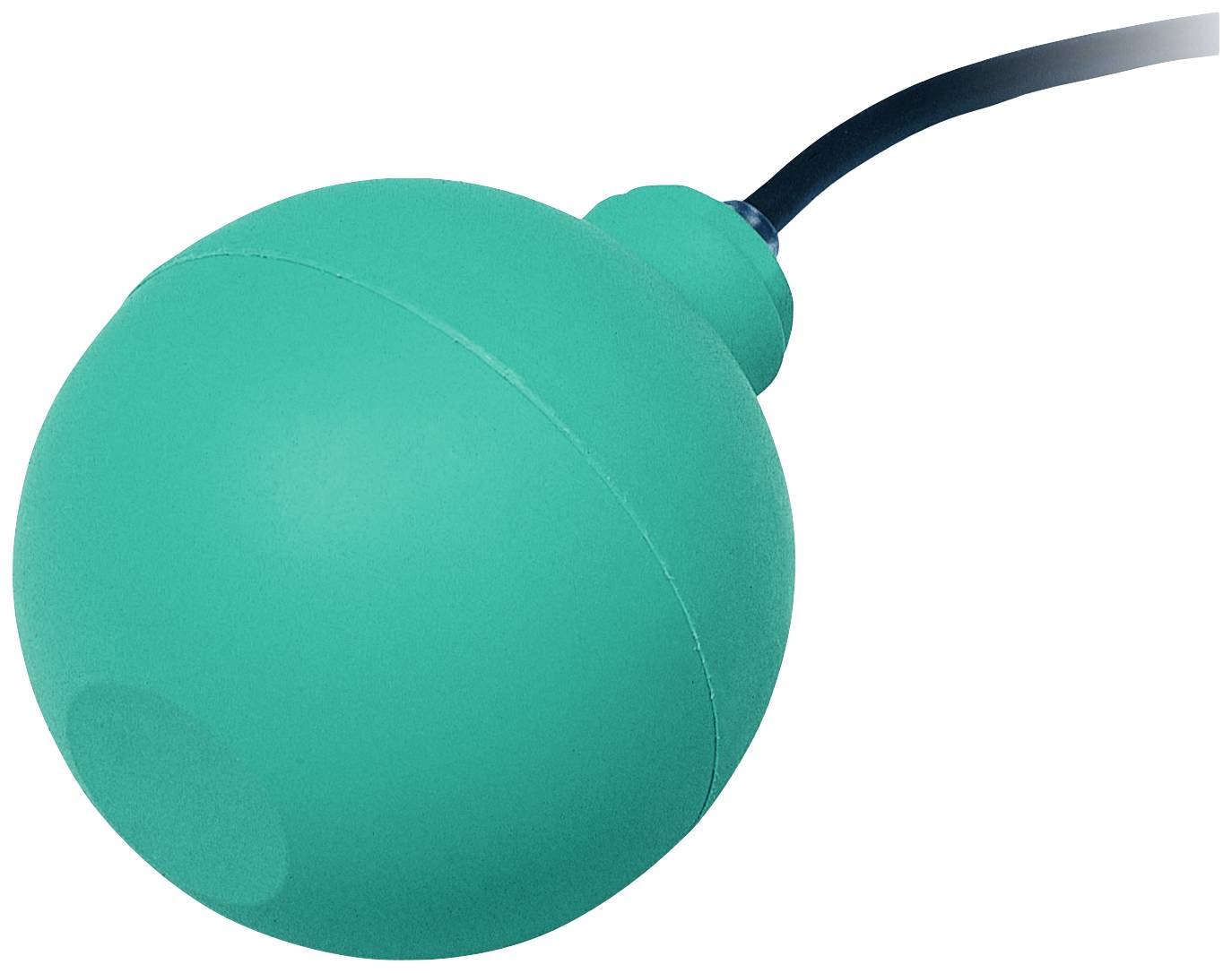 Zöld úszókapcsoló kábellel. Folyadékszintek vezérlésére használják tartályokban.