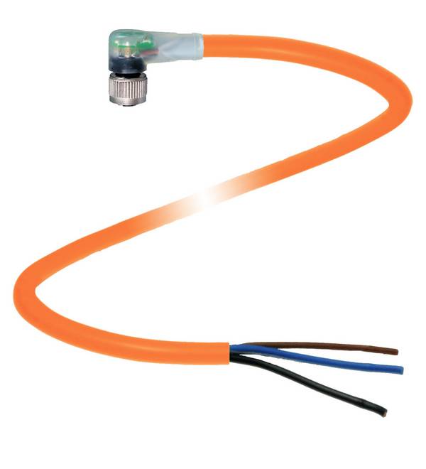 Pepperl+Fuchs 284231 Érzékelő-/működtető összekötő, konfekcionált M8  1 m Pólusszám: 3 1 db