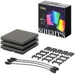 Smart LED Panel SQUARES, 3 Square Blocks bővítőcsomag, 64 RGB pixel, 16x16 cm, fekete, IP20 - Starter Kit vagy 1er Pack szükséges