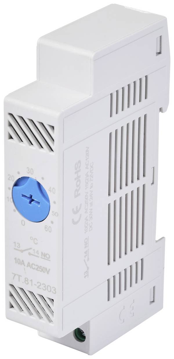 TRU COMPONENTS Termosztát TC-7T.81-230NO 1 záró (H x Sz x Ma) 88.8 x 47.8 x 17.5 mm 1 db
