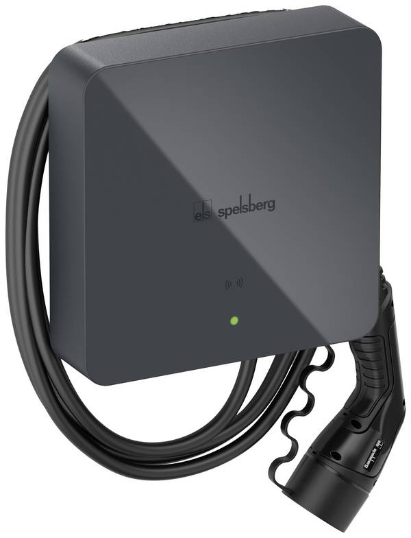 Spelsberg Wallbox Smart Pro Graphite 5 m Fali doboz 2. típus 3. üzemmód 16 A Csatlakozók száma 1 11 kW RFID