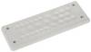 Trelleborg MH-24 F27-1 LIGHT GREY UL94 V-0 IP65 | TPE | Screw Átvezető lemez Kábelbevezetővel Szorítási átmérő (max.) 13 mm TPE Szürke 1 db