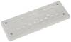 Trelleborg MH-24 F 19-1 LIGHT GREY UL94 V-0 IP65 | TPE | Screw Átvezető lemez Átvezetővel Szorítási átmérő (max.) 22 mm TPE Szürke 1 db