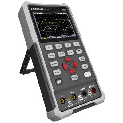 VOLTCRAFT DSO-2202H + AFG Kézi oszcilloszkóp 200 MHz 2 csatornás 1 GSa/mp 8 kpts 8 bit Kézi készülék 1 db