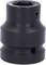 Egy fekete fémből készült csavarzáras csatlakozó hatszögletű belső résszel és oldalsó csavarral, amelyet gépekben használnak.
