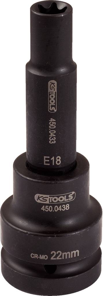 KS Tools 450.0451 450.0451 E profil Erő dugókulcs betét E 18 3/4 (20 mm)