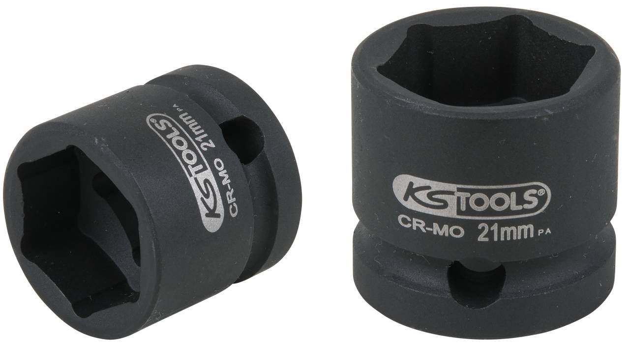 KS Tools 5150069 515.0069 Hatlap Erő dugókulcs betét 21 mm 21 mm 1/2 (12,5 mm)