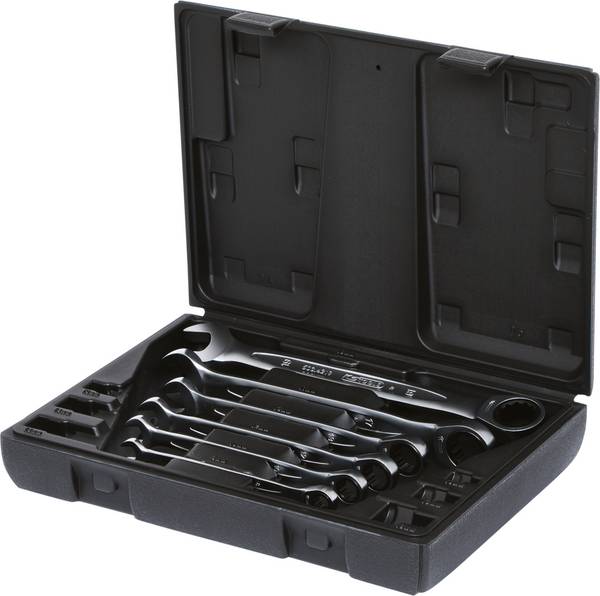 KS Tools 503.4259 5034259 Racsnis csavarkulcs készlet  Kulcsszélesség (metrikus) 8 - 19 mm