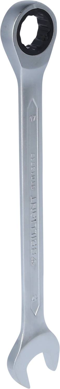 Brilliant Tools BT013717 BT013717 Gyűrűs racsnis kulcs Kulcsszélesség (metrikus) 17 mm