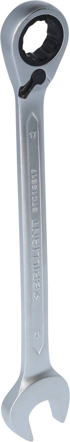 Brilliant Tools BT013817 BT013817 Gyűrűs racsnis kulcs Kulcsszélesség (metrikus) 17 mm