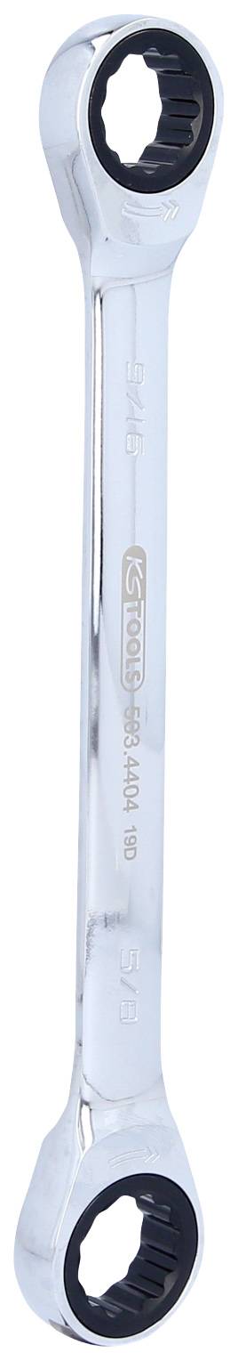 KS Tools 5034404 503.4404 kettős gyűrűskulcs Kulcsszélesség (coll) 5/8 - 9/16