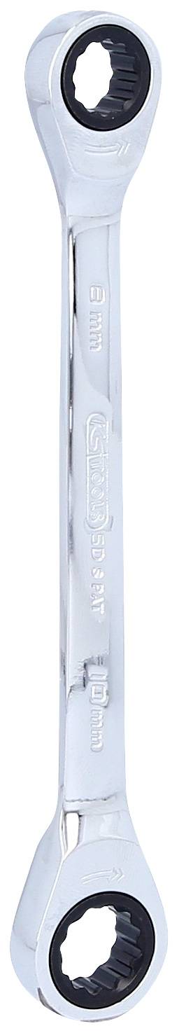 KS Tools 5034511 503.4511 kettős gyűrűskulcs Kulcsszélesség (metrikus) 8 - 10 mm