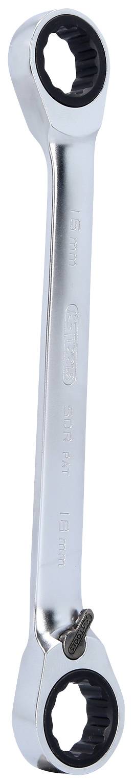 KS Tools 5034577 503.4577 kettős gyűrűskulcs Kulcsszélesség (metrikus) 16 - 18 mm