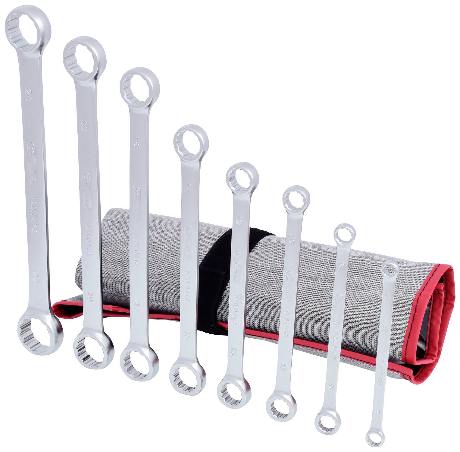 KS Tools 9200448 920.0448 Kettős gyűrűskulcs készlet Kulcsszélesség (metrikus) 6 - 22 mm
