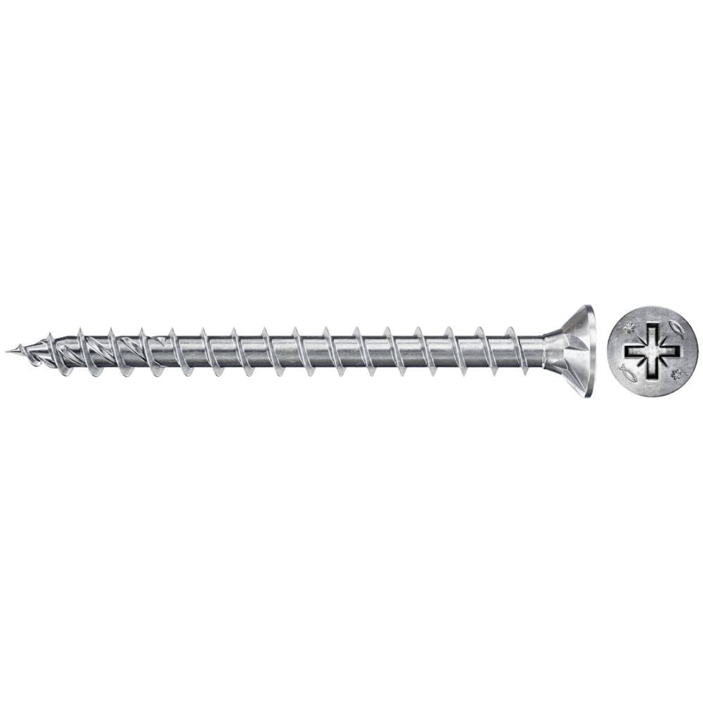 Fischer 562067 Süllyesztett fejű csavarok 4 mm 15 mm Kereszthornyú Pozidriv Acél Galvanikusan cinkezett 200 db