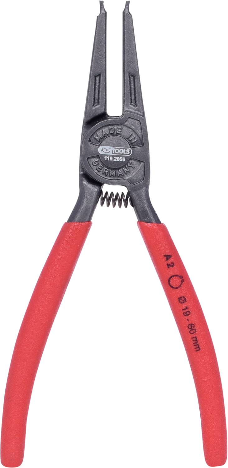 KS Tools 1192056 Seeger gyűrű fogó Alkalmas Külső csapágygyűrűk 19-60 mm Hegy forma Egyenes