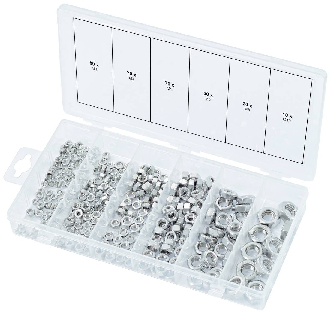 KS Tools 970.0450 9700450 Anya készlet DIN 934 1 db