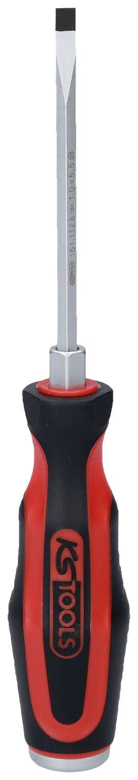 KS Tools 151.1128 Egyenes pengéjű csavarhúzó