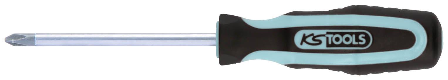 KS Tools 153.1021 1531021 Kereszthornyú csavarhúzó PH 2 Penge hossz: 100 mm