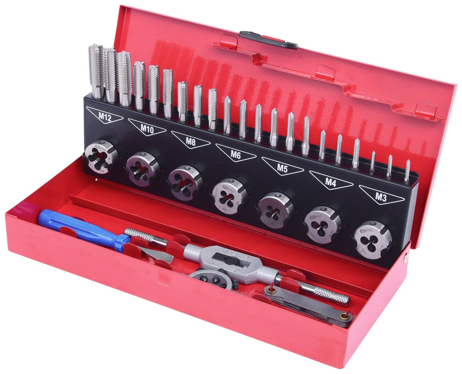 KS Tools 3310732 331.0732 Kézi menetfúró készlet Acél 1 db