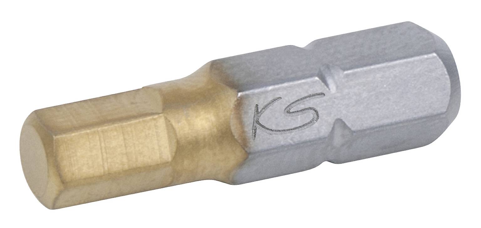 KS Tools 911.3664 Hatlap bit Szerszámacél Titán bevonattal C 6.3 1 db