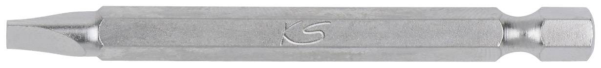 KS Tools 911.7536 Egyenes hornyú bit 6 mm S2 acél Nikkelezett E 6.3 1 db