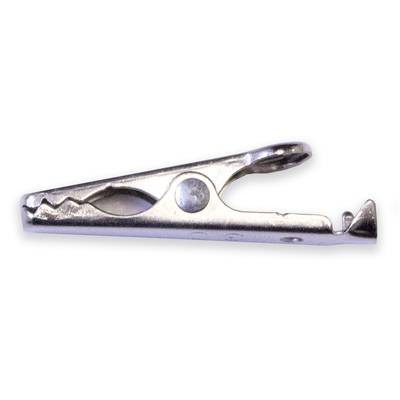 Mueller Electric BU-30 Mini krokodilcsipesz Acél Csíptetési tartomány (max.): 4.80 mm Hossz: 27.69 mm 1 db
