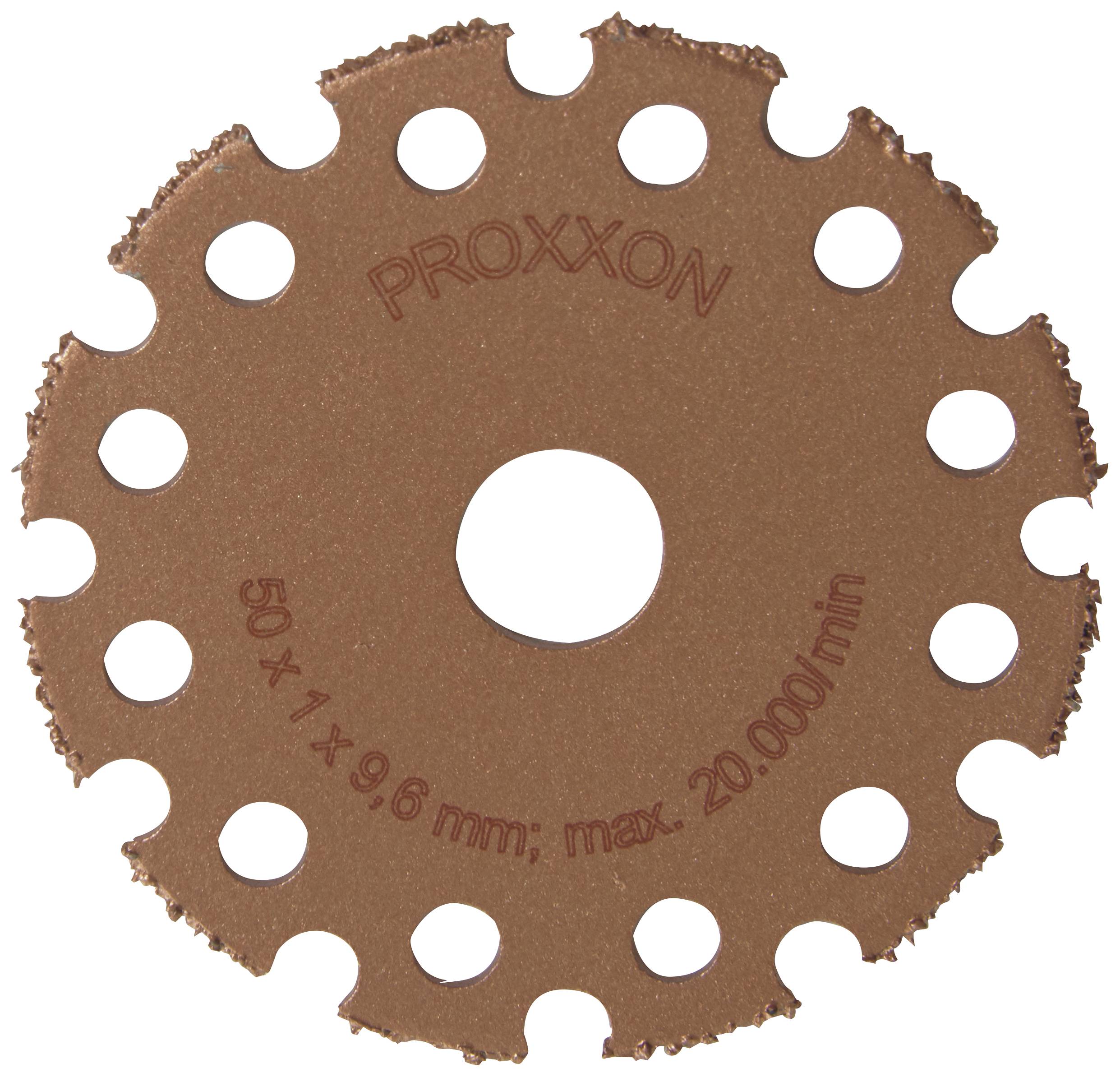 Proxxon Trennscheibe Wofram-Karbid 50x1,3x10mm für z.B. Holz+Fugenmörtel, f.LHW + LHW/A 28556 Vágótárcsa 50 mm 1 db Fa