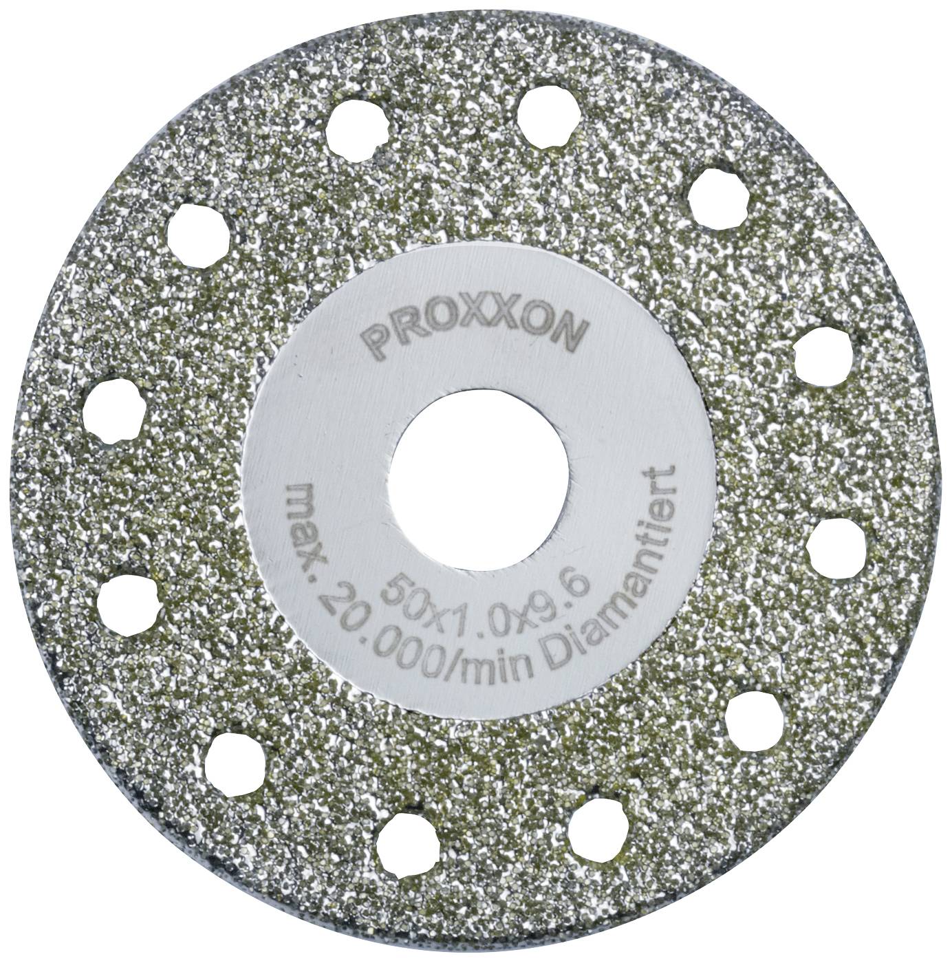 Proxxon Trenn- und Profilierscheibe, diamantiert 50x2,1x10mm, für LHW + LHW/A 28557 Vágó- és profilkorong 50 mm 1 db Üveg, Porcelán, Csempe