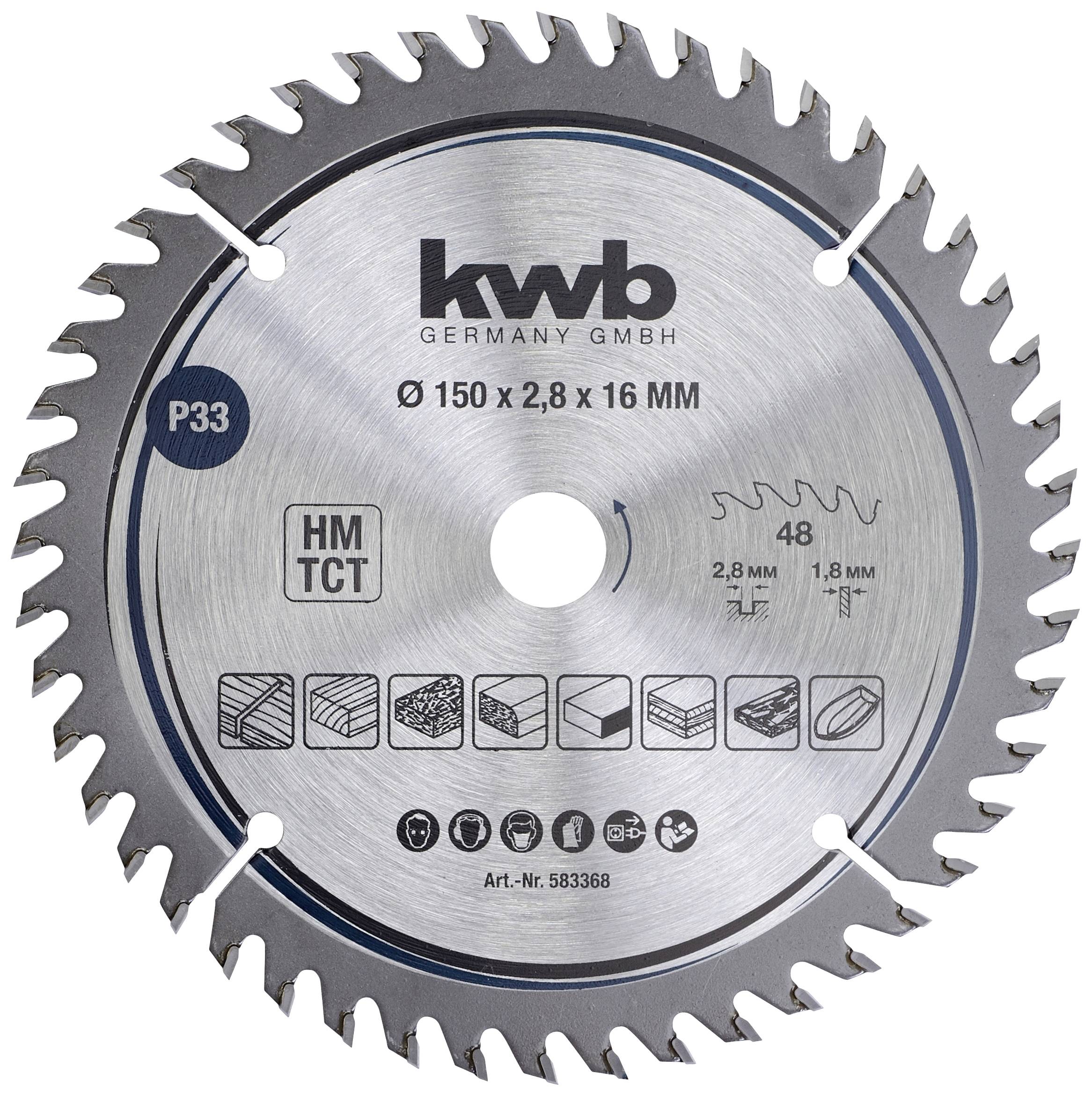 kwb 583368 Körfűrészlap 150 x 16 mm 1 db