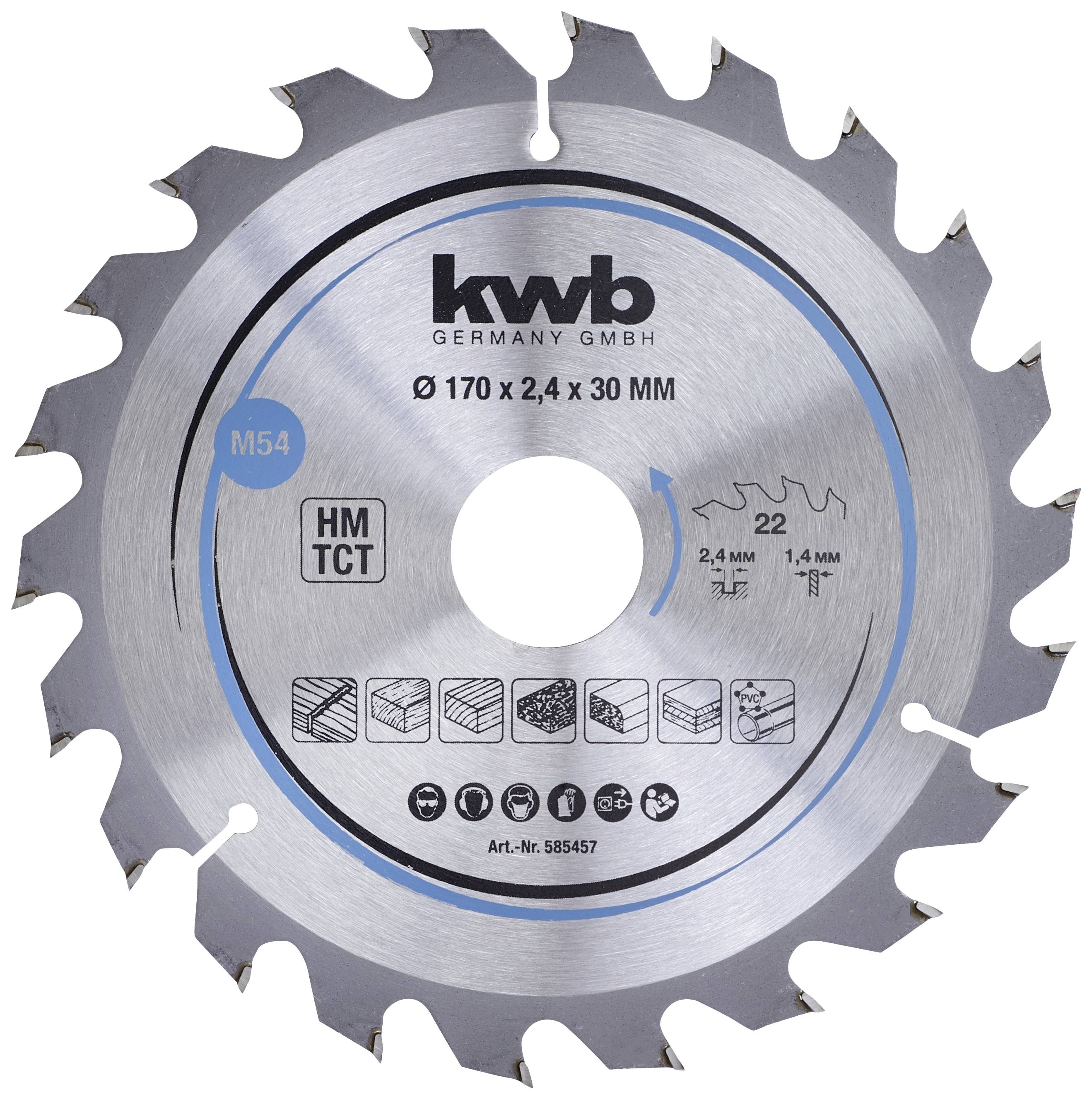 kwb 585457 Körfűrészlap 170 x 30 mm 1 db