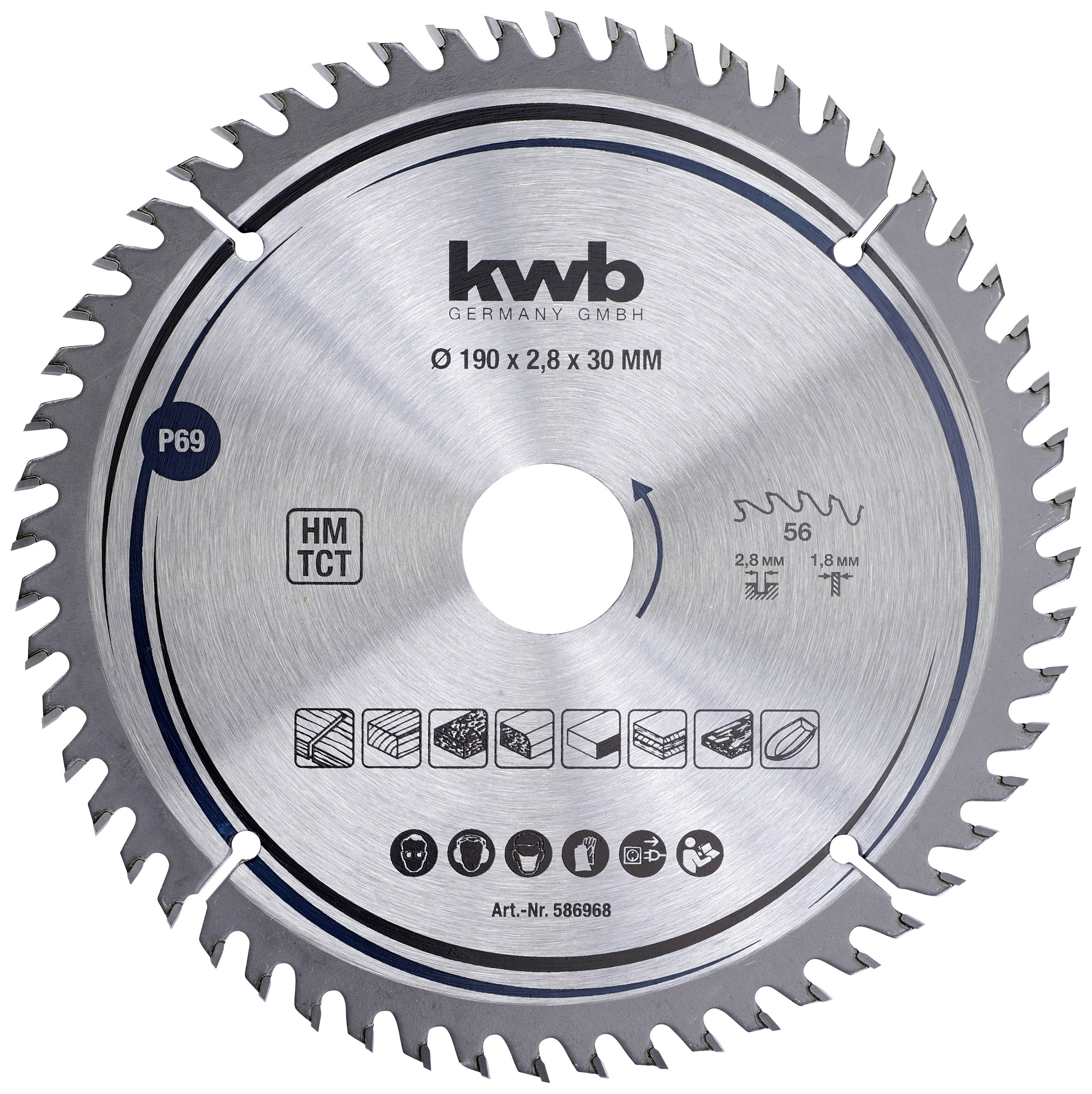 kwb 586968 Körfűrészlap 190 x 30 mm 1 db